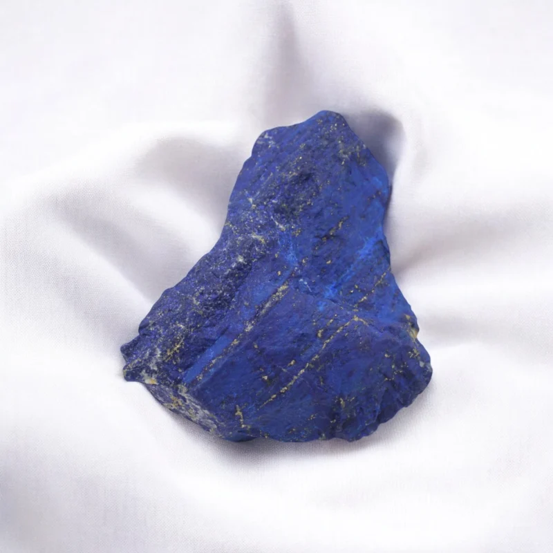 A 1.4 kg A+++ quality Lapis Lazuli chunk with deep blue tones and golden flecks, ideal for promoting balance, clarity, and positive energy in any space.