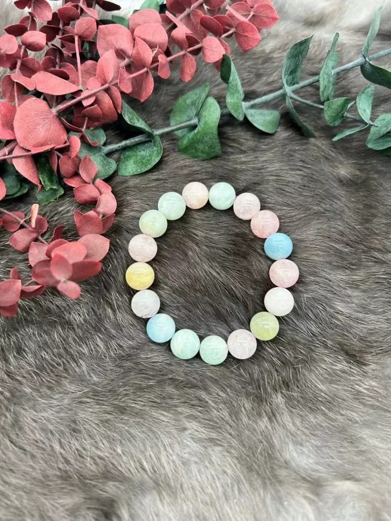 Morganite 12mm Bracelet 0.045kg