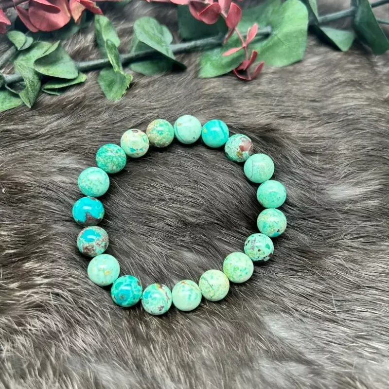 Peruvian Turquoise 10mm Bracelet