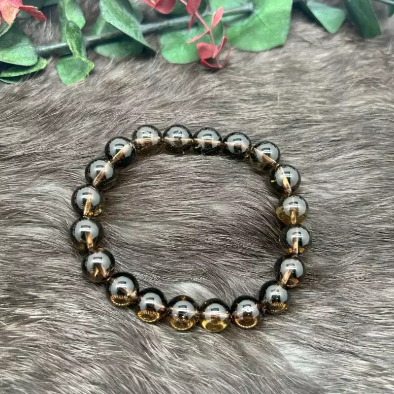 10mm Smoky Quartz Bracelet