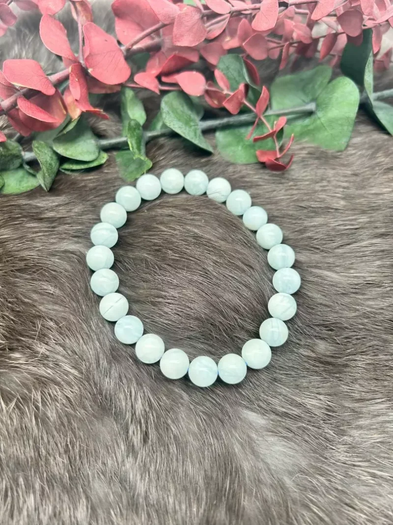 blue-green aquamarine bracelet