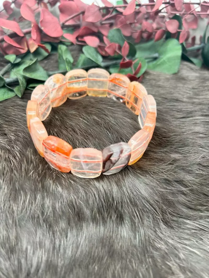 fiery crystal Fire Quartz Bangle