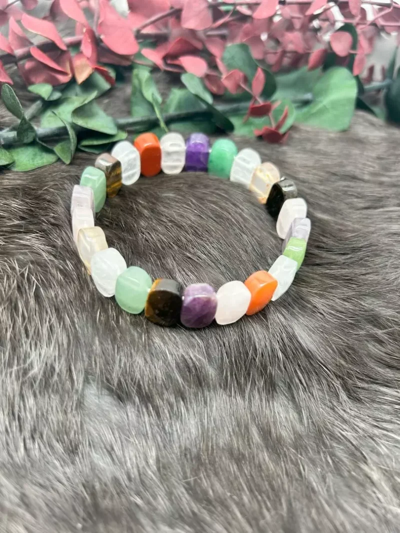 colorful chakra bracelet