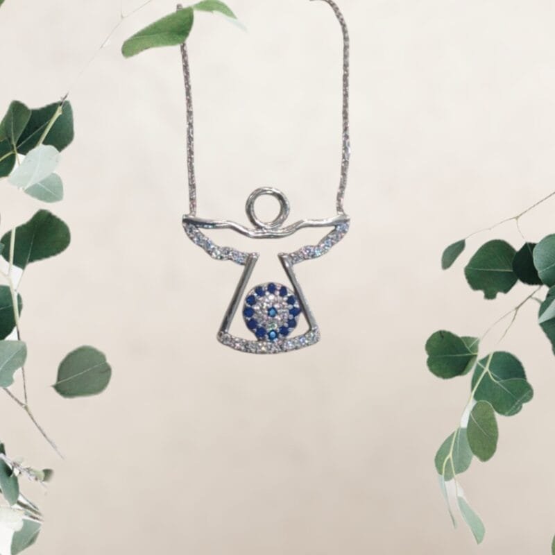 Evil Eye Necklace Angel