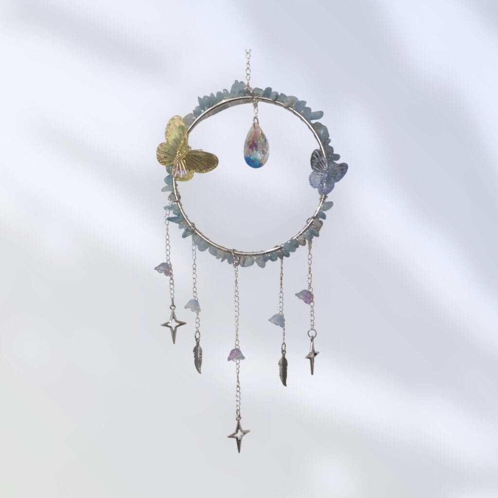 suncatcher round aquamarine