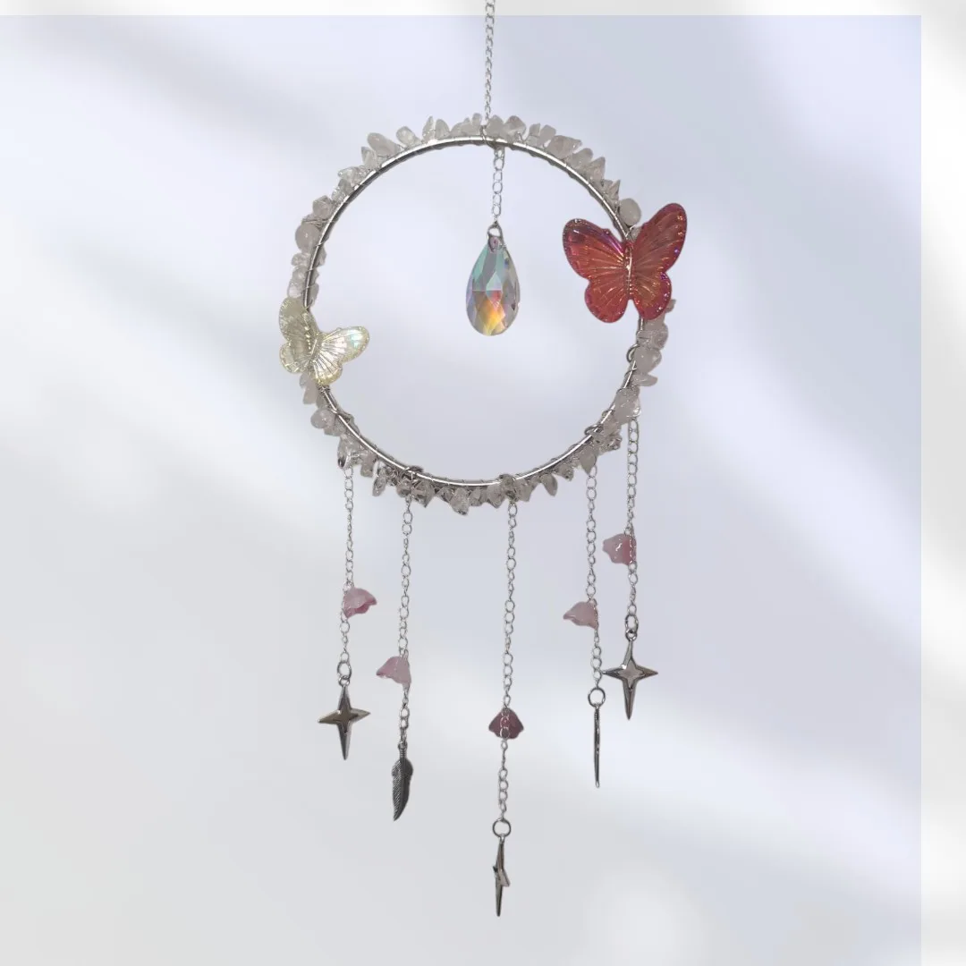 Suncatcher Round - Clear Quartz