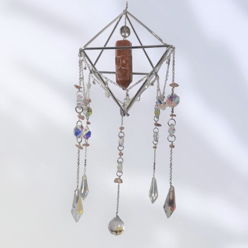 Suncatcher Diamond - Red Jasper