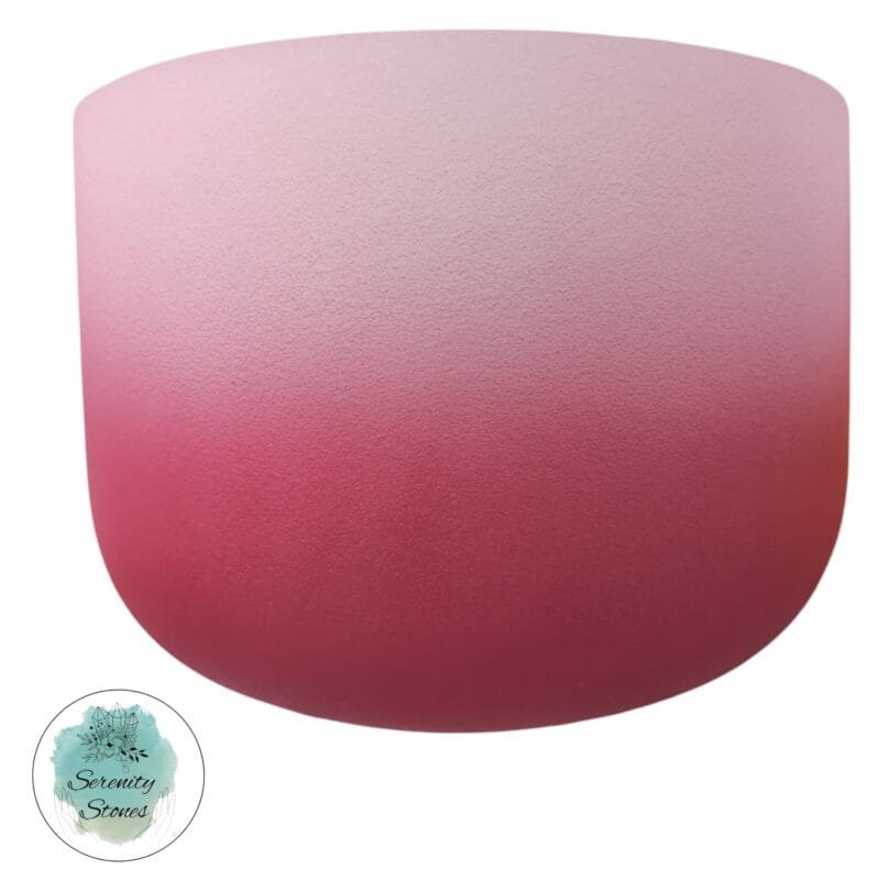 Crystal Singing Bowl Colored-12in