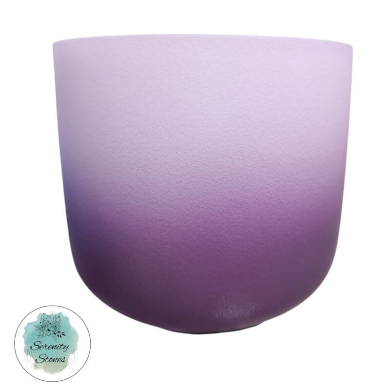 Crystal Singing Bowl Colored-10in