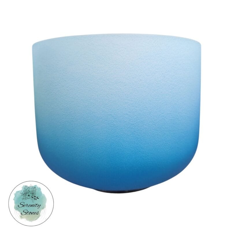 Crystal Singing Bowl Colored-8in