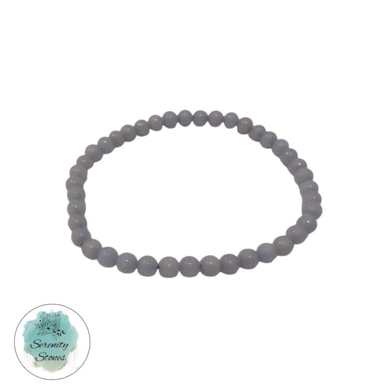 Angelite Bracelet 4mm