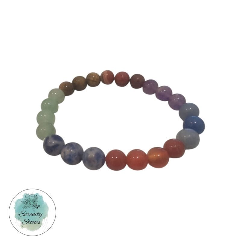 Chakra Stone Bracelet 8mm