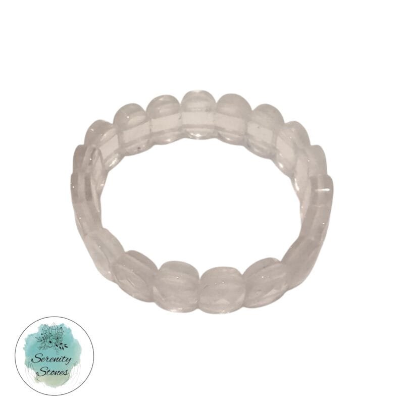 clear quartz bangle
