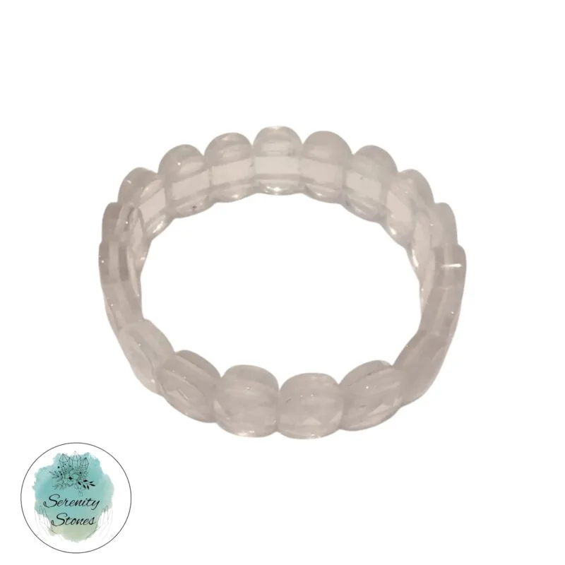 clear quartz bangle