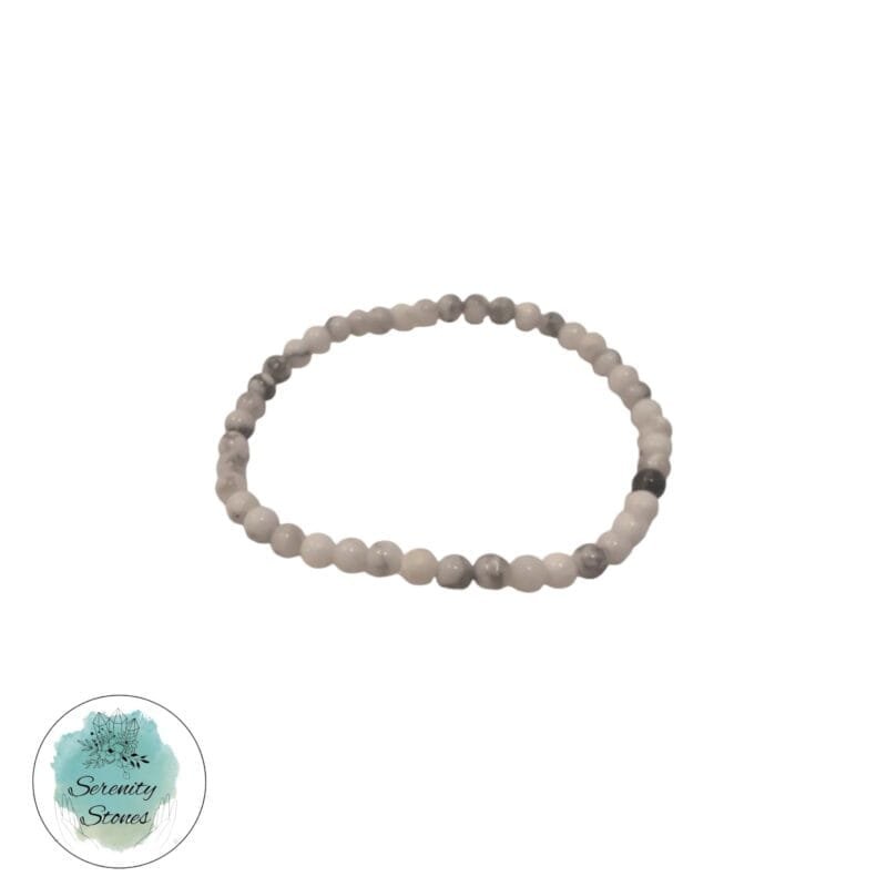 Howlite Bracelet 4mm