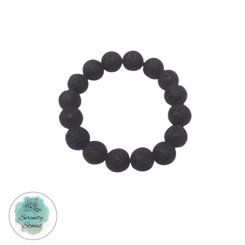 Lava Stone Bracelet 12mm