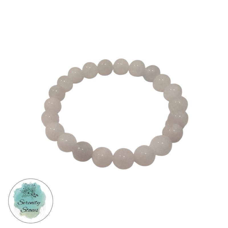 White Moonstone Bracelet 8mm
