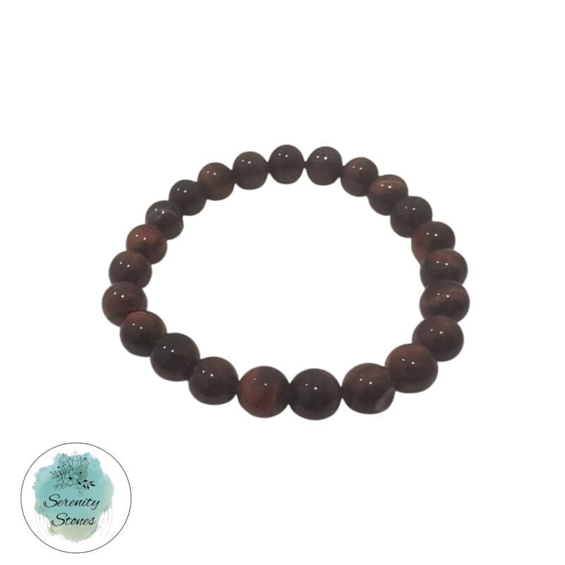 Red Tiger's Eye Bracelet 8mm