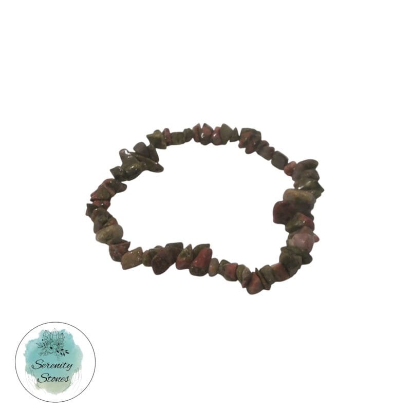 Unakite Bracelet (Chips)