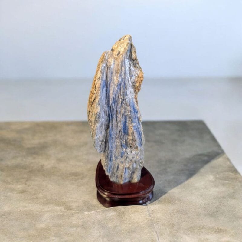 Kyanite Chunk w/ Wood Base