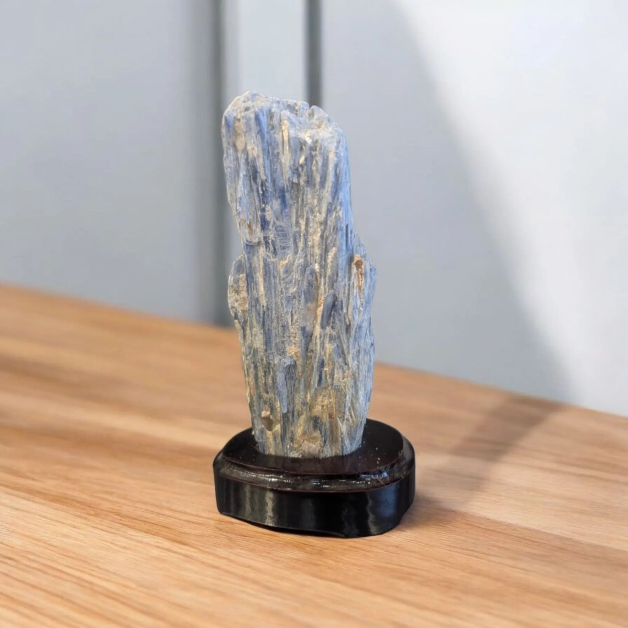 Kyanite Chunk w/ Wood Base #2