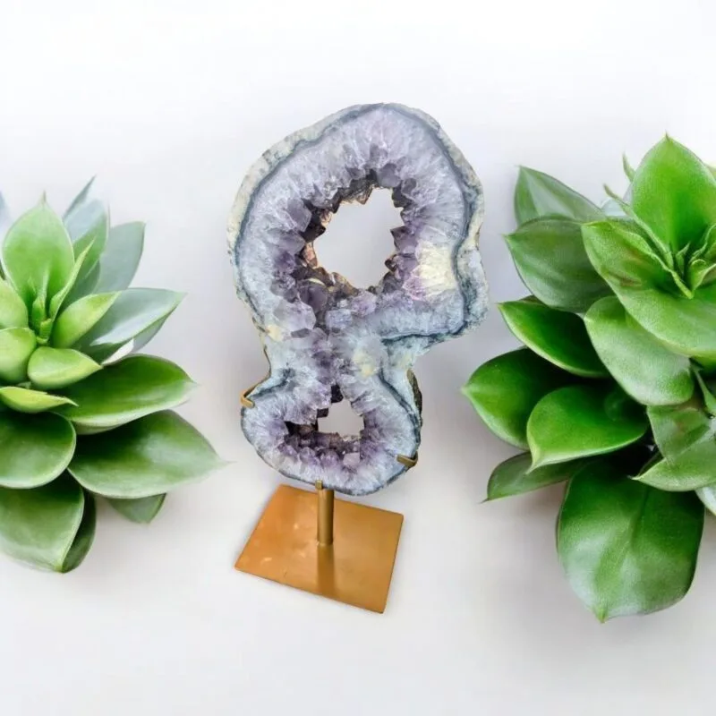 Amethyst Portal w/ Metal Stand