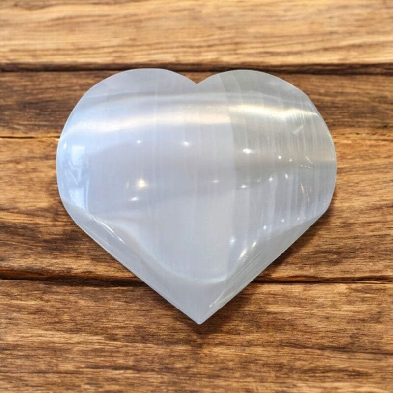 Selenite Heart (M)