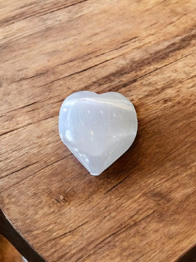 Selenite Heart (S)