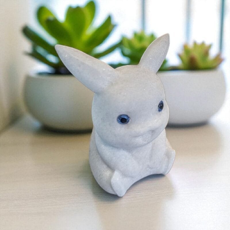 White Jade Pikachu Carving