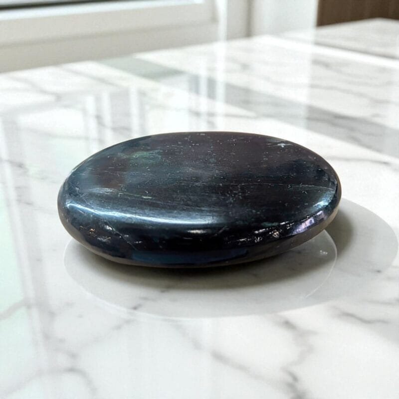 Seraphinite Palm Stone