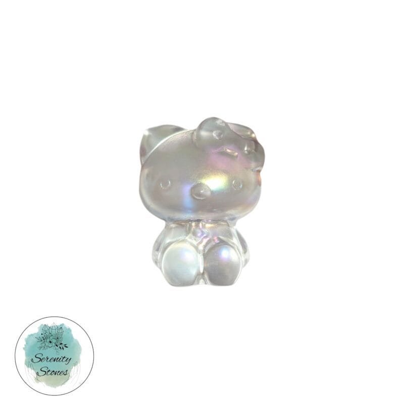 Aura Quartz Hello Kitty Carving
