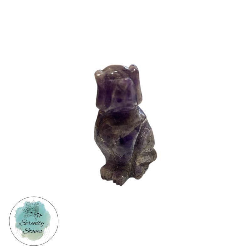 Assorted Crystal Dog Carving