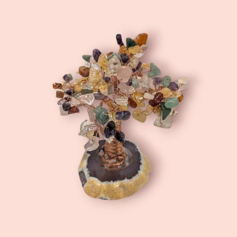 Chakra Tree on Agate Base (M)
