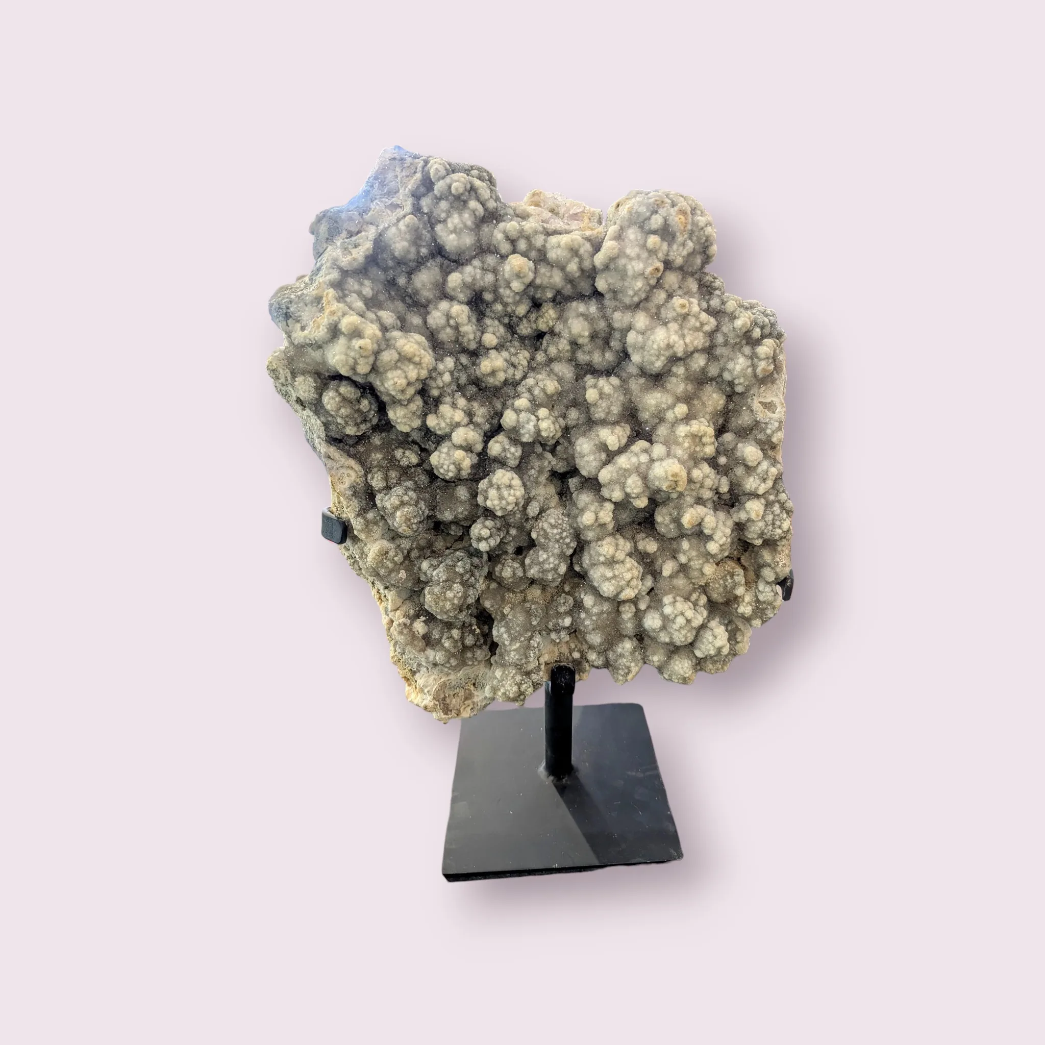 Rainbow Amethyst Cluster w/ Metal Stand