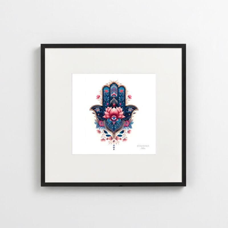 Hamsa Art by EVOQ Design Atelier