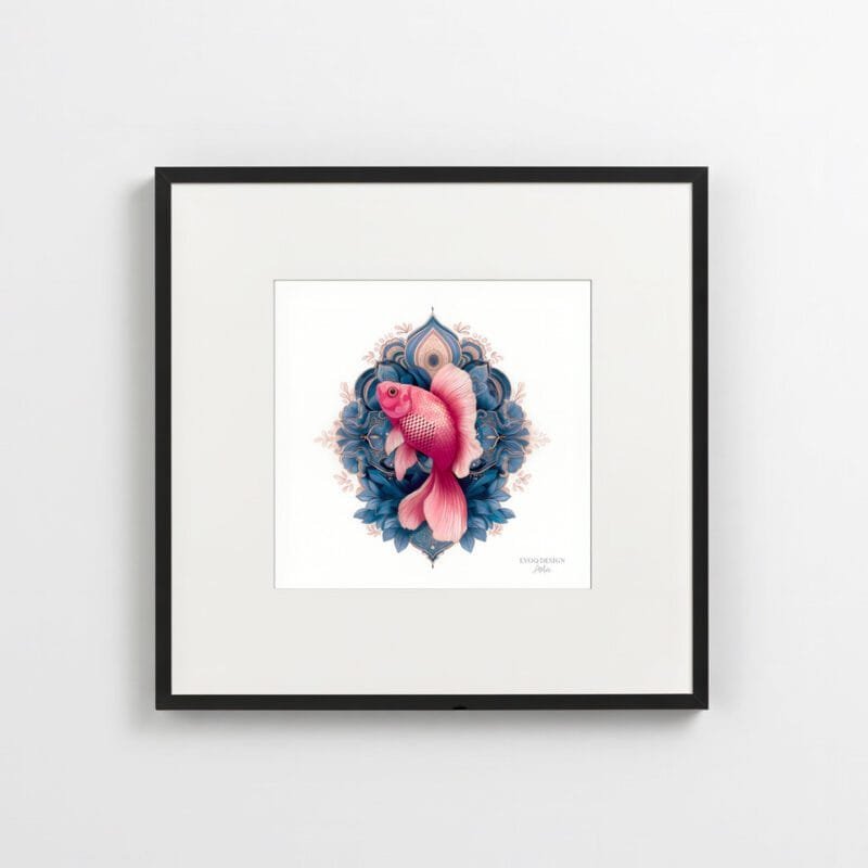Koi Fish Art by EVOQ Design Atelier