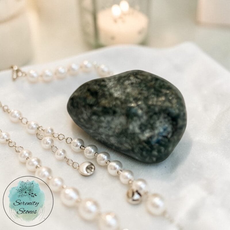 Seraphinite Tumbled Stone L