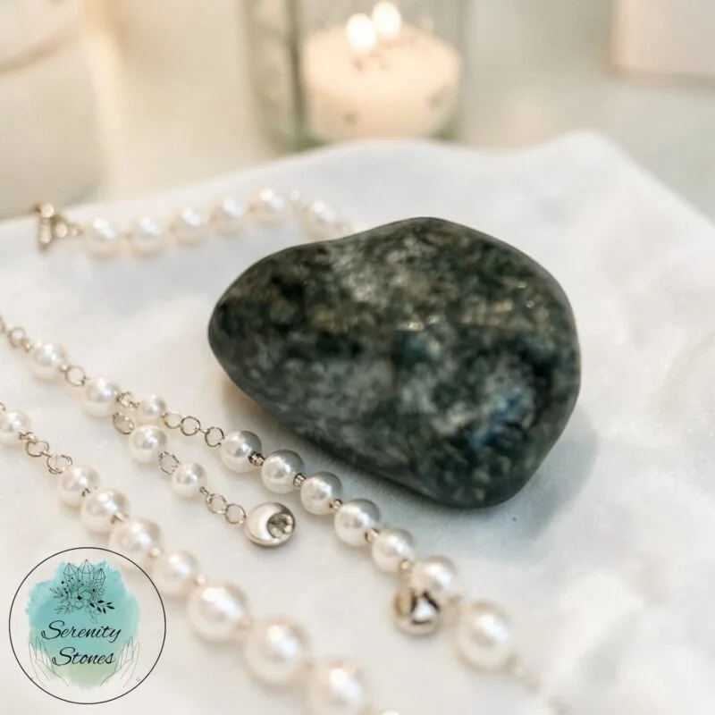 Seraphinite Tumbled Stone L
