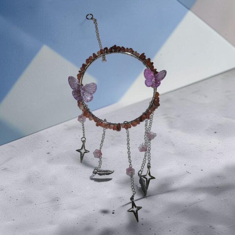 Carnelian Round Suncatcher