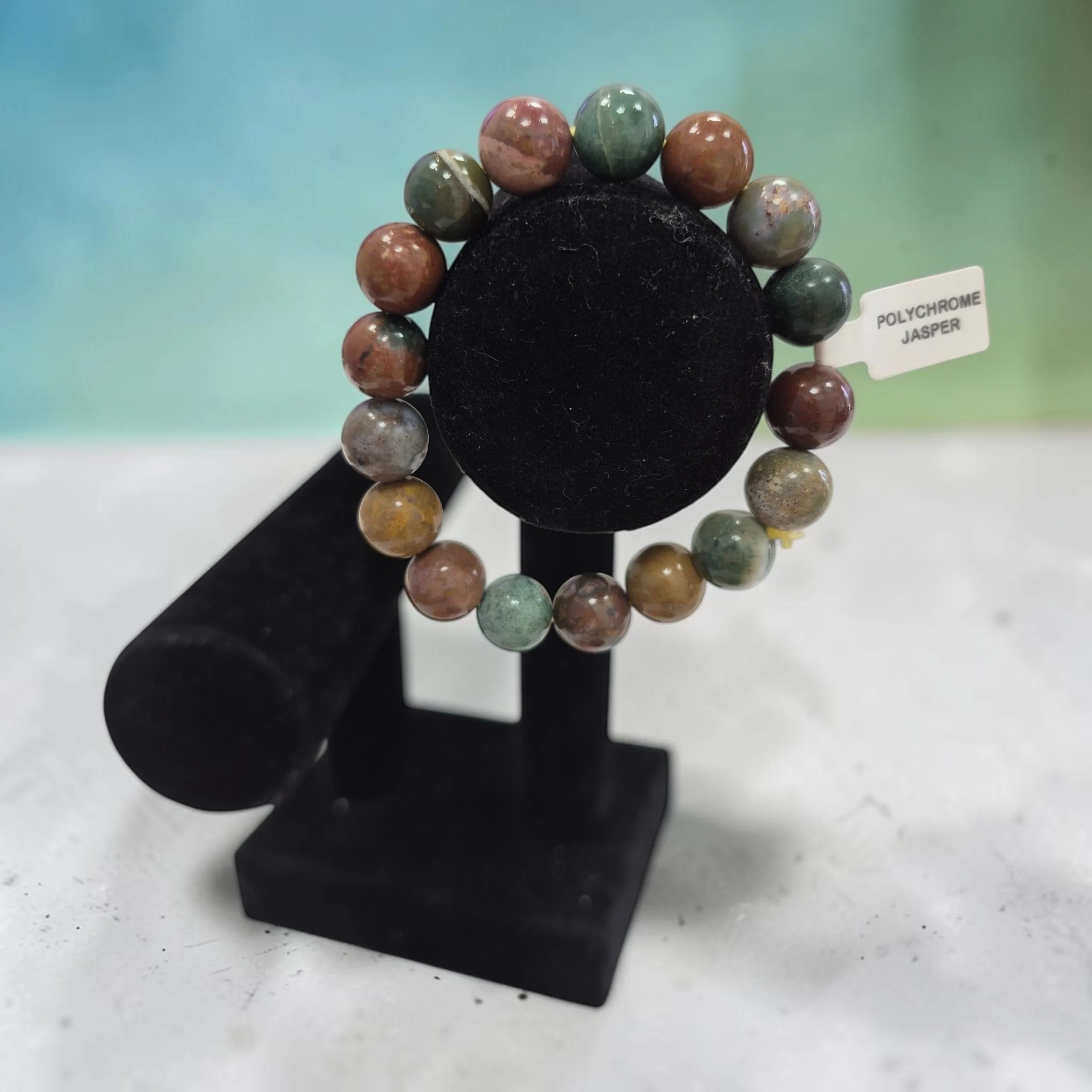 Polychrome Jasper Bracelet 10mm