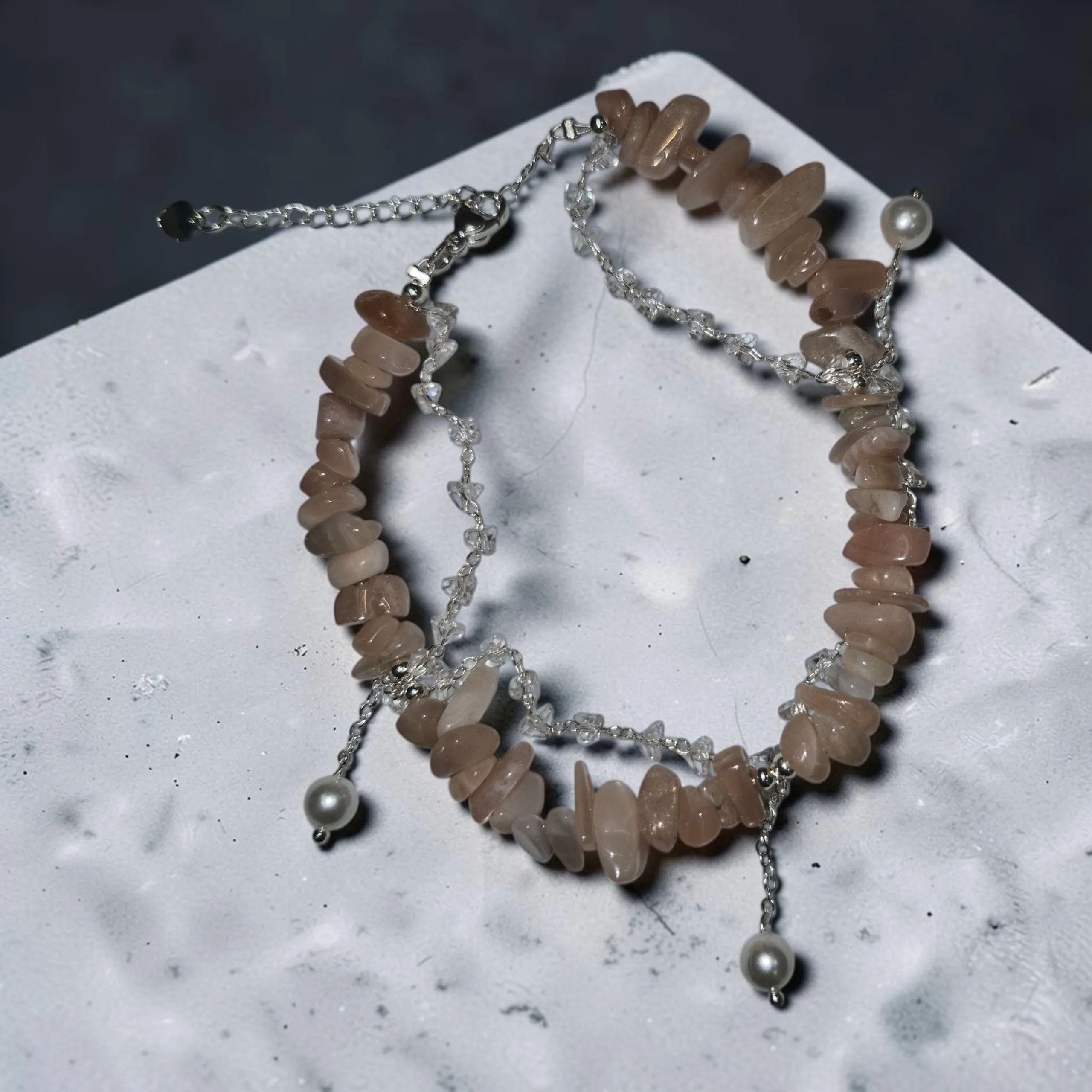 Sunstone Chips Bracelet/Anklet