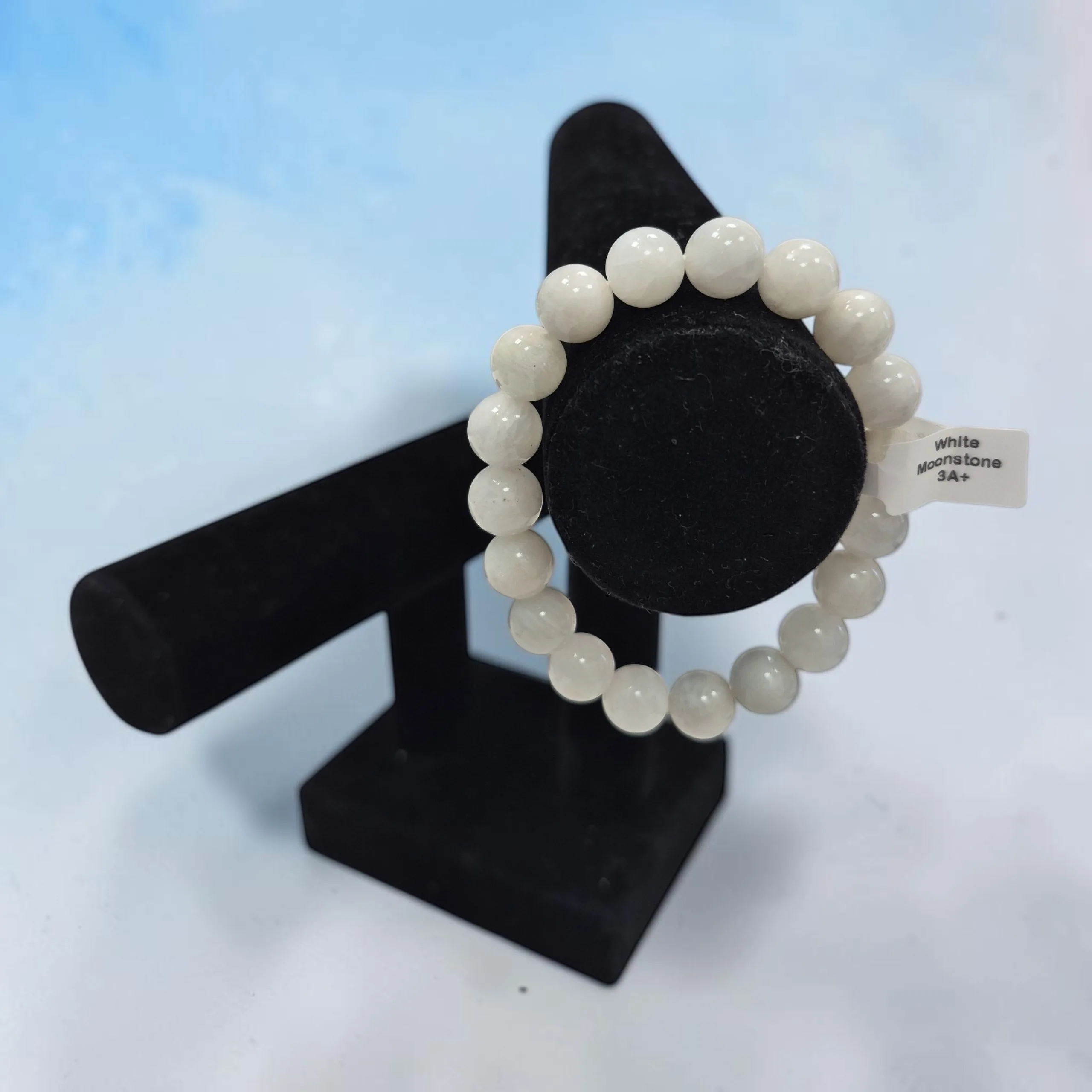 White Moonstone 3A+ Bracelet 10mm